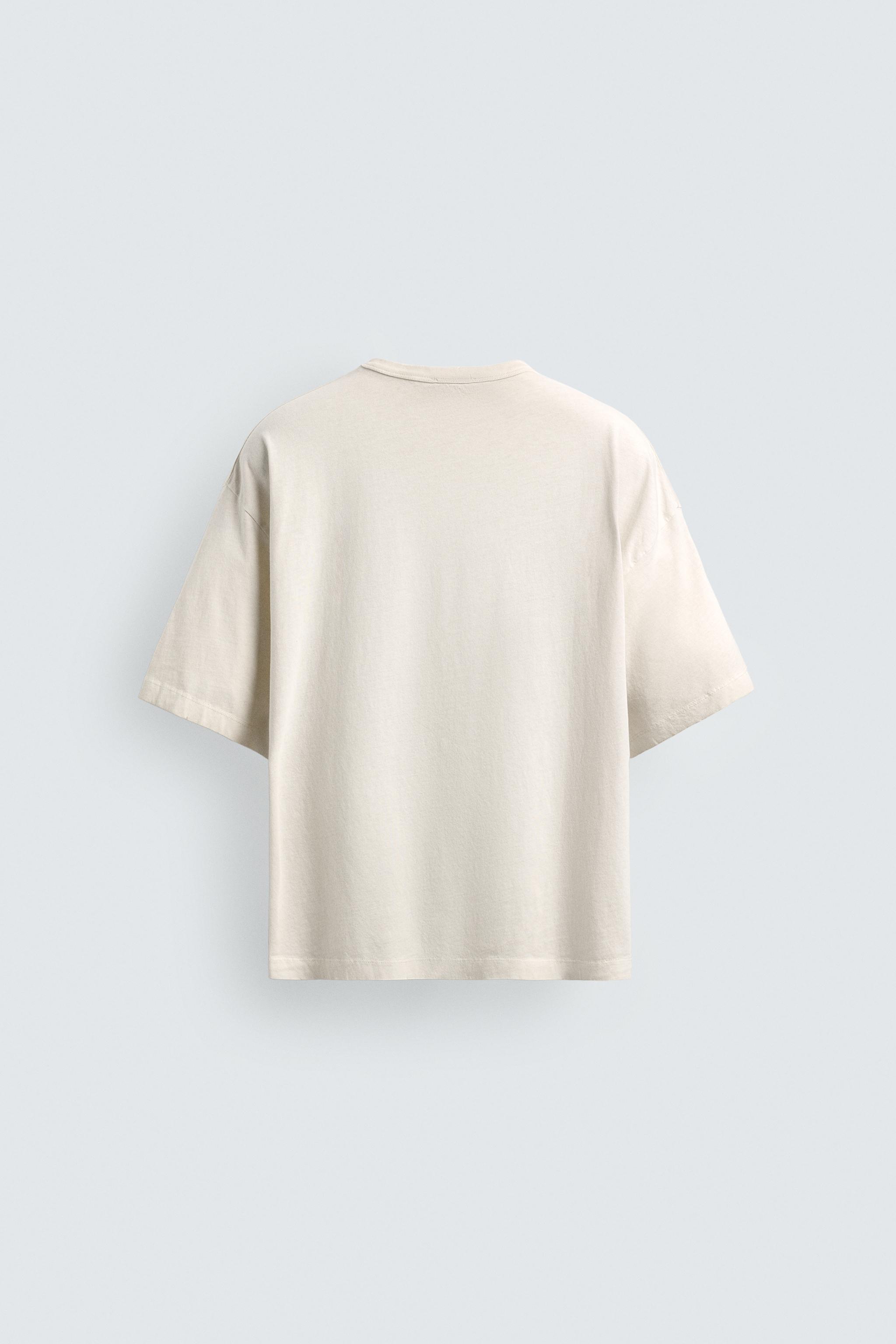 WASHED MARKER TEXT T-SHIRT